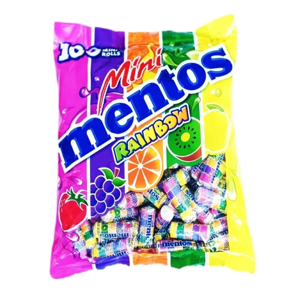 Mini Mentos Rolls Candy 100pcs